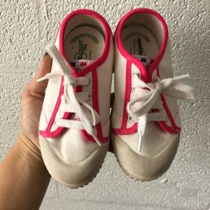 Spring Court Retro canvas sneakers girls sz: 10